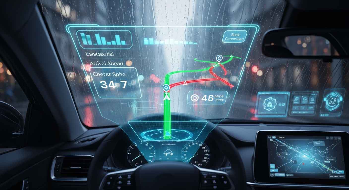 holographic navigation route holographic navigation route