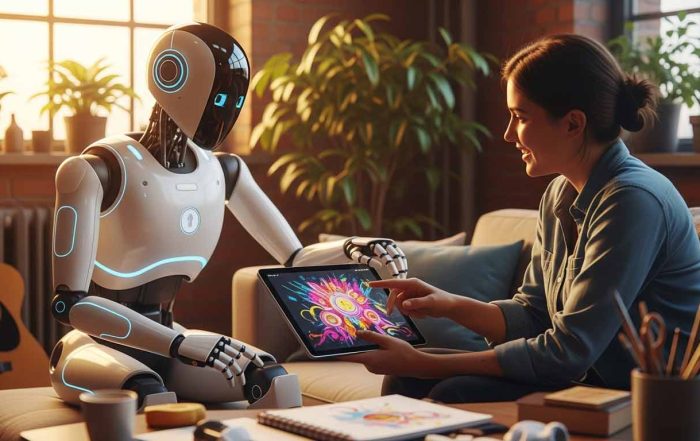 companion robot for creative work