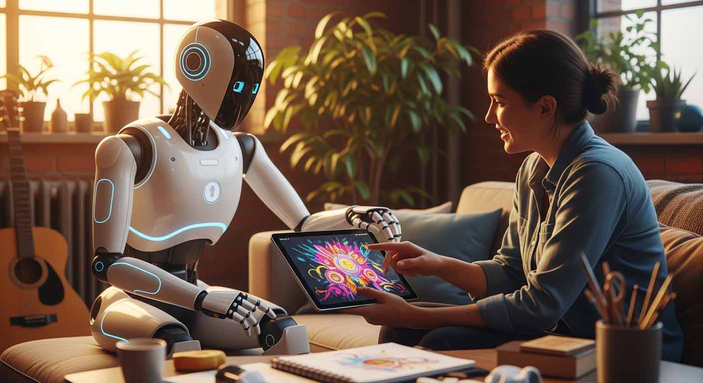 companion robot for creative work